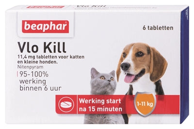 Beaphar vlo Kill+ pequeño gato de perro de hasta 11 kg