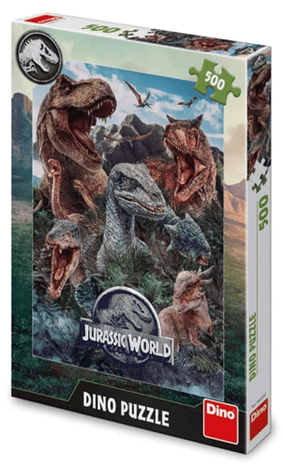 Rompecabezas de Jurassic World Dinosaurs 500 piezas