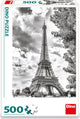 Dinotoys dino puzzle puzzle eiffel tower in bianco e nero Parigi- 500 pezzi