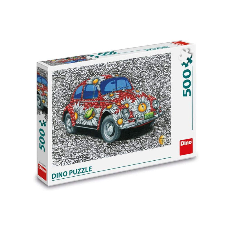 Dinotoys dino puzzle dipinto VW Beetle 500 pezzi