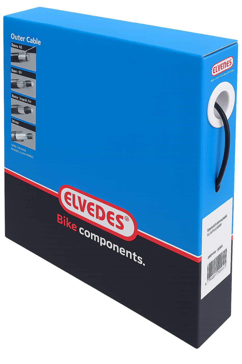 Cable de freno 1125tef-1-box 30 metros negros