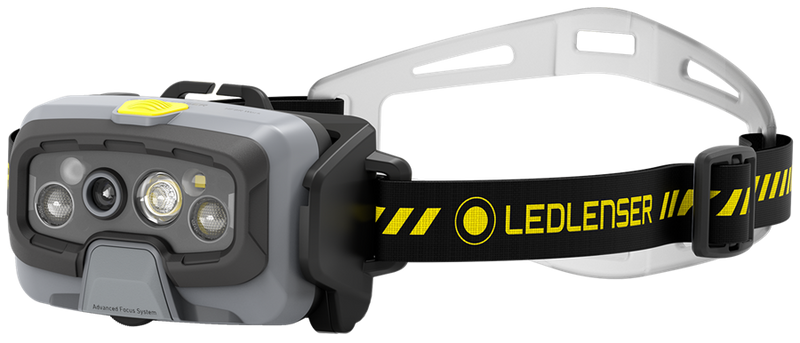 Linterna frontal Ledlenser HF8R trabajo 1600 lúmenes recargable