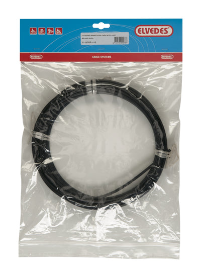 REM Elvedes de cable externo con revestimiento Ø5.0 mm 10 metros - negro (rollo)
