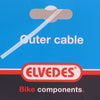 Tubo flexible para frenos Elvedes ø2,0 2,6 mm HDPE - blanco (25 metros)
