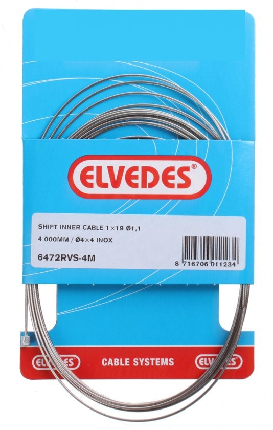 Engranaje Cable interno Acero inoxidable 4 metros 6472RVS-4M