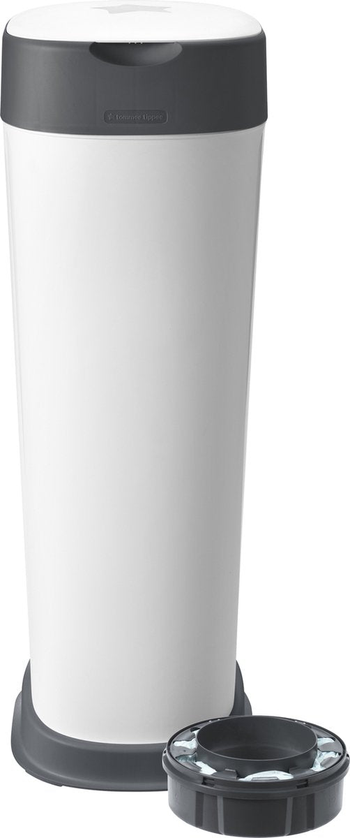Secchio per pannolini Tommee Tippee Twist Click XL - per un massimo di 60 pannolini - 1 cassetta di ricarica - pellicola verde antibatterica