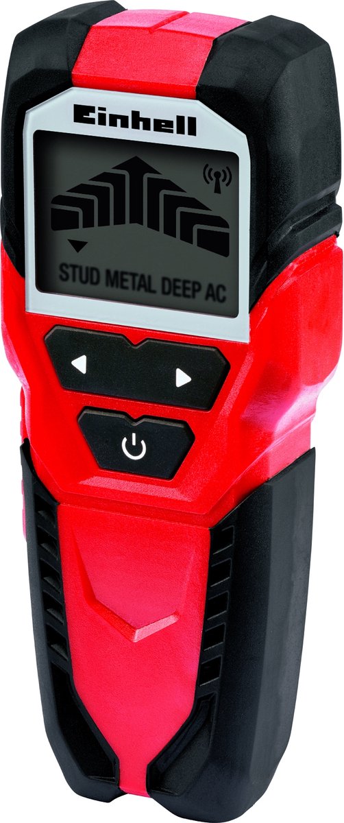 Localizzatore digitale di cavi Einhell tc-md 50 - profondità di rilevamento legno: 19 mm - metallo: 19 mm - ferro: 50 mm - rame: 38 mm - conduttori: 50 mm