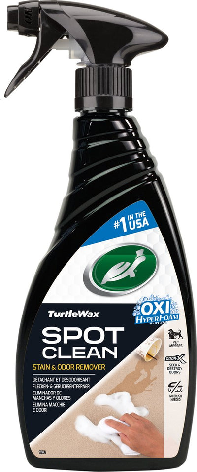 Cera de tortuga limpia manchas - elimina manchas y olores en segundos - refresca las alfombras textiles - elimina las manchas más rebeldes sin cepillo - sin propulsores - deja un aroma fresco - 500ml