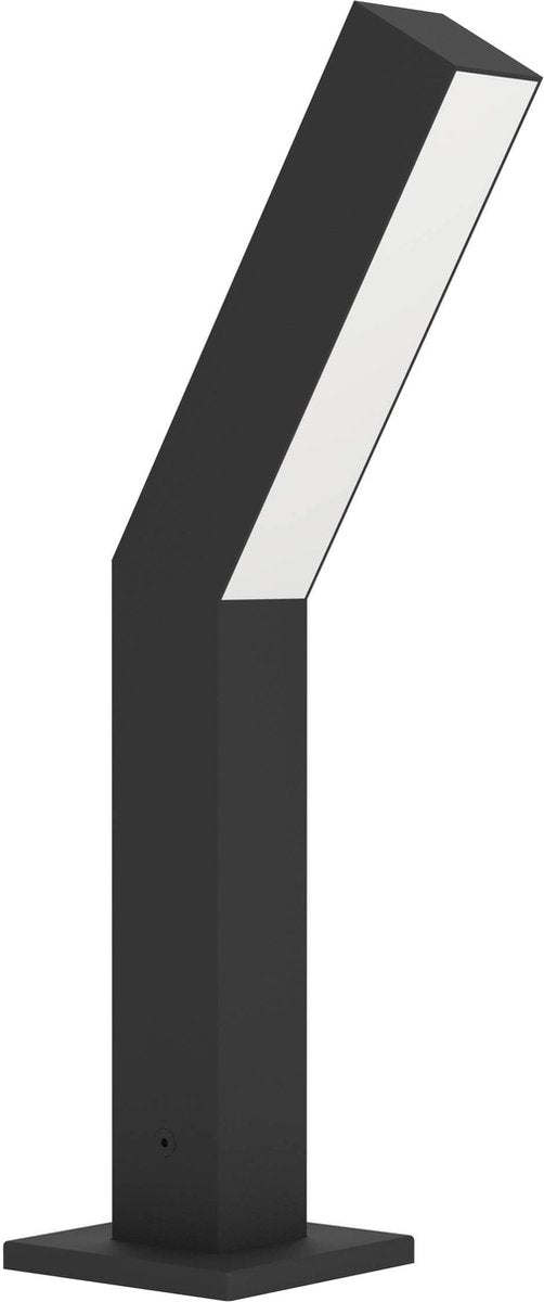 Lampada da terra Eglo ugento - lampada da terra per esterni - illuminazione da percorso - LED - 36 cm - bianco e nero