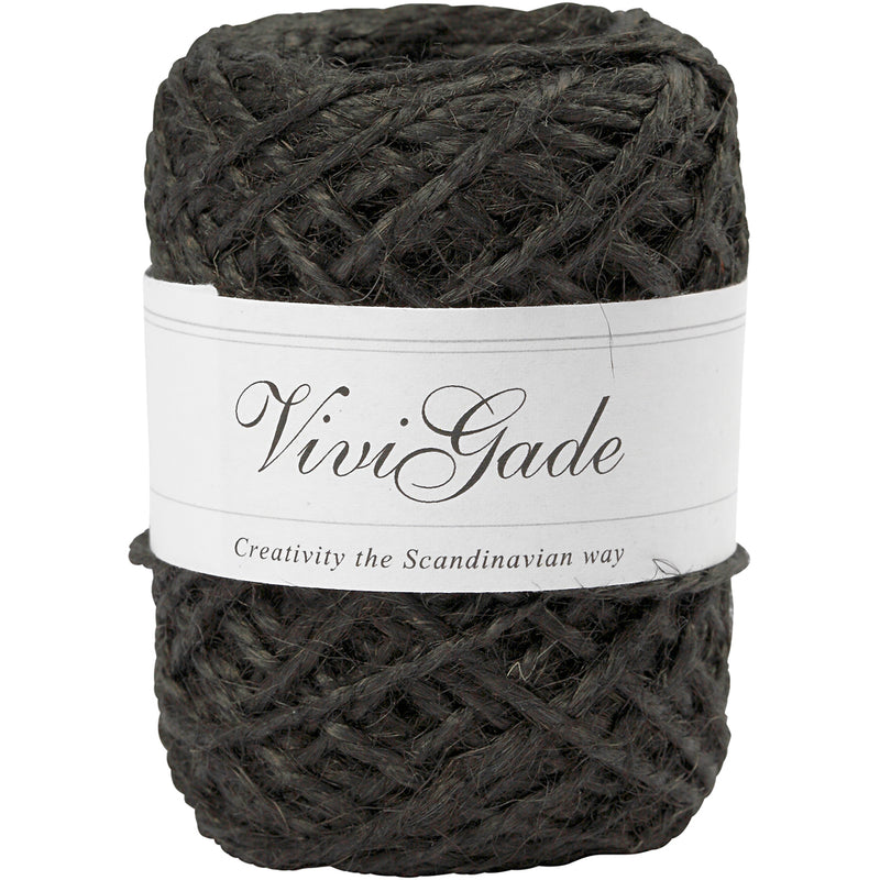 Canapa naturale Vivi gade, spessore 1-2 mm, nera, 30 m 1 rotolo