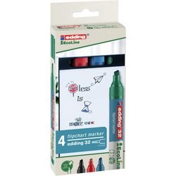 Pennarello per lavagna a fogli mobili edding ecoline 32 1-5mm assortiti