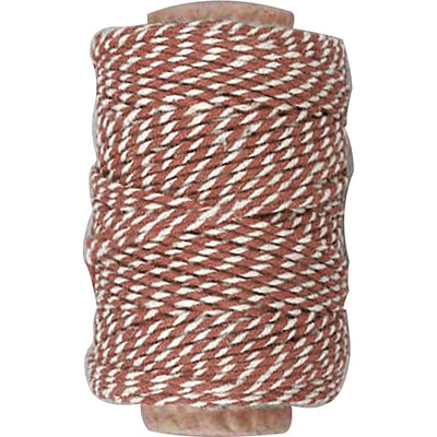 Creative Company Cotton Cord Brown White, 50m