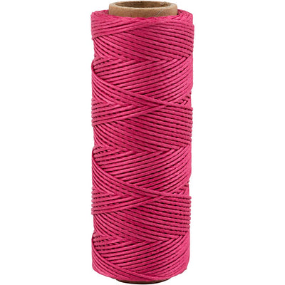 Creativ company https: www.cchobby.nl bamboekoord-dikte-1-mm-donkerroze-65-m-1-rol