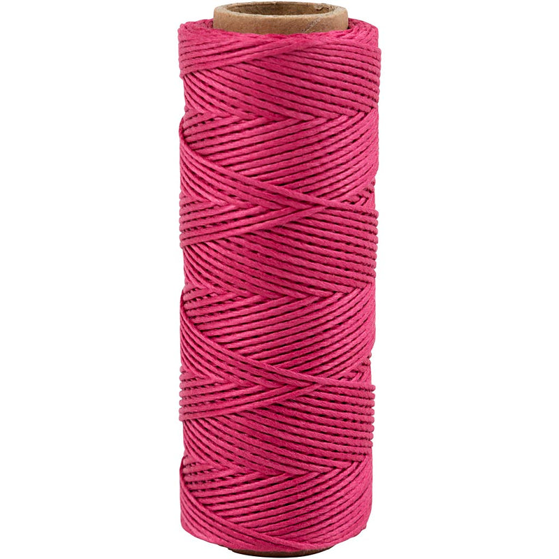 Creativ company http: www.cchobby.nl bamboekoord-dikte-1-mm-donkerroze-65-m-1-rol