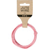 Creativ company cordón de yute, grosor 2-4 mm, rosa, 3 m 1 caja