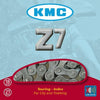 KMC Bicycle Chain Z7 - 6 7 Speed ​​- Grey - 114 Links