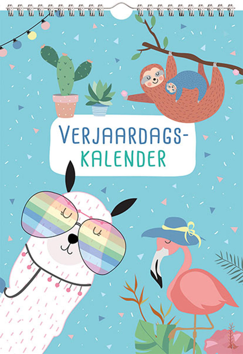 Calendario de cumpleaños de los deltas animales de moda