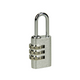 Yale 1065213 - candado 20mm aluminio plata std | 3 piezas
