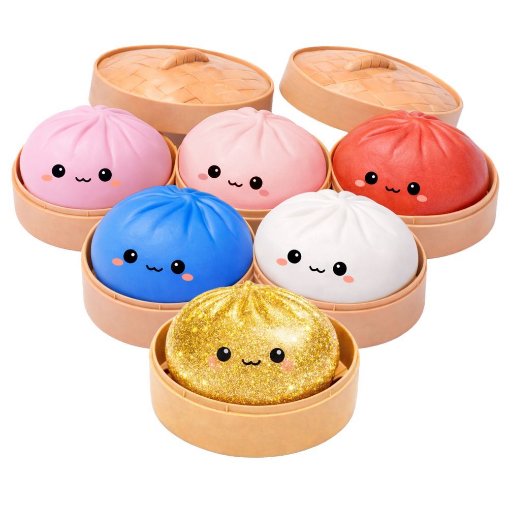 Squishy de bola de masa misteriosa Lucky Bao.