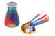 Rainbow slime in bottle. 3+