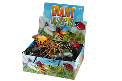 Insetti grandi, 12 assortiti. 15 cm. 3+