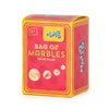 Bolsa retro de canicas. 12 piezas. 3+