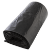 1054870 - afvalzak 120 liter, zwart ldpe25 st per rol | 10 stuks