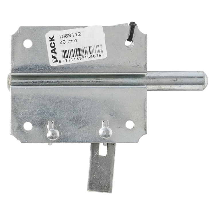 Mack 1069112 - scrocco per lucchetto zincato blu 80 mm | 5 pezzi