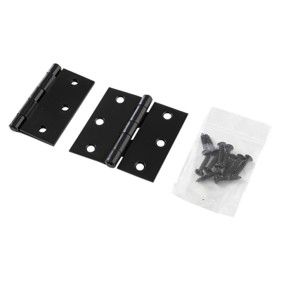 Mack 1071167 - 2 cerniere quadre nere h63 x l63 mm | 5 pezzi