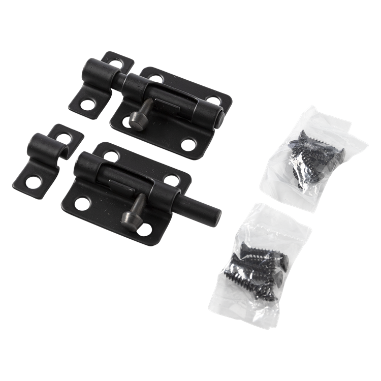 Mack 1071195 - 2 chiavistelli neri a 45 mm b 19 mm | 6 pezzi