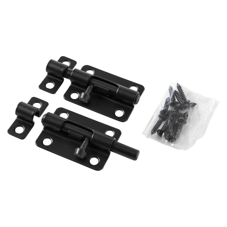 Mack 1071196 - 2 chiavistelli neri a 55 mm b 20 mm | 6 pezzi