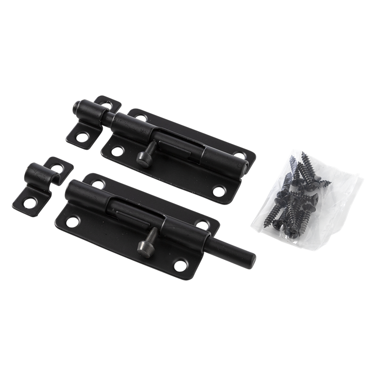 Mack 1071197 - 2 chiavistelli neri a 76 mm b 25 mm | 6 pezzi