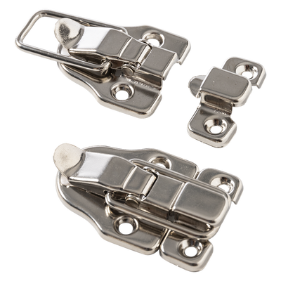 Mack 1071221 - serratura per valigia nichelata 61 mm | 5 pezzi