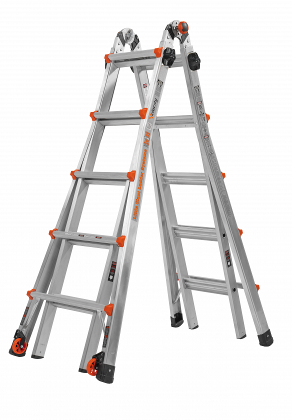 Ty pequeñas velocidades gigantes | Deportes 4x6 | escalera plegable telescópica de aluminio - 503916