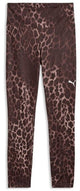 Puma w tad essential spotted haze tight - hw 7 8 dames sportlegging - chocolate brown