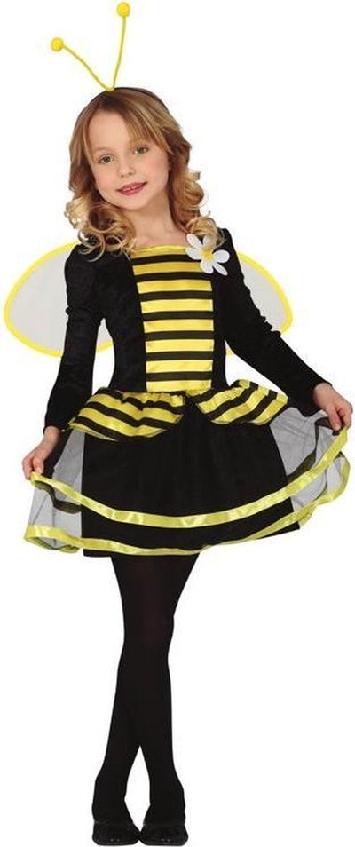 Fiestas guirca - bee dress with wings 7-9 years - carnival clothing - carnival - carnival clothing 2027 - carnival costume