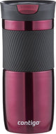 Tazza termica Contigo byron con chiusura a scatto - vivace 16oz - tazza termica in acciaio inossidabile, tazza di caffè da asporto, a prova di perdite, mantiene caldo fino a 7 ore, coperchio senza BPA lavabile in lavastoviglie, 470 ml