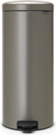Papelera de pedal Brabantia de 30 litros con cubo interior de plástico platino