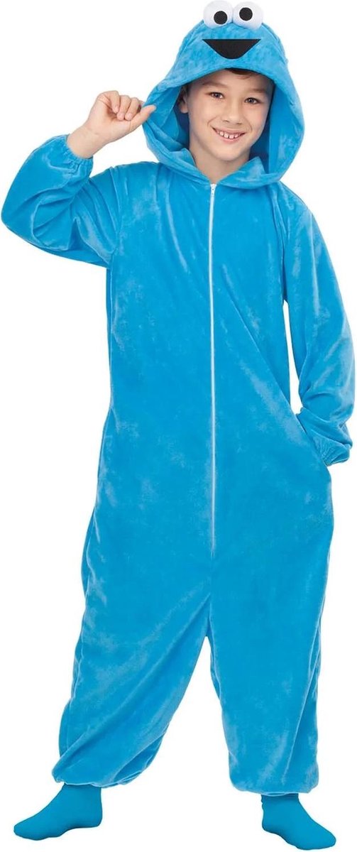 Mom funcompany onesie koekiemonster kostuum kind licentie - 5-6 jaar