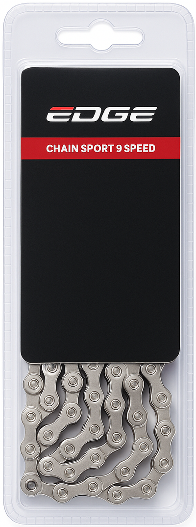 Cadena de bicicletas de borde 9 Velocidad deportiva