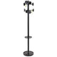 Perchero pmstan3m alba 8 ganchos base redonda 175cmx37cm negro