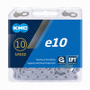 KMC Ketting 10 speed e10 EPT 136 schakels zilver