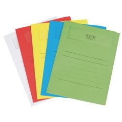 Sorting folder elco color assortment a4 50 pieces