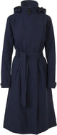 Agu trench coat largo urbano outdoor - impermeable de mujer - azul - talla l