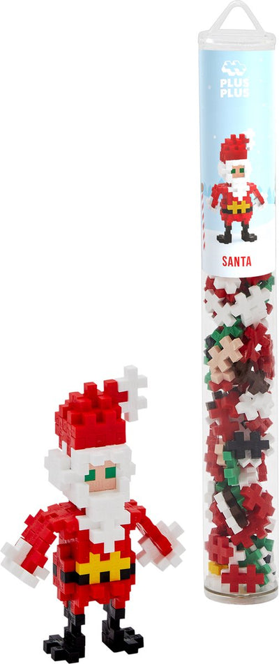 Plus-plus tube Santa Claus 100-piece construction set - 4292 - construction toys - construction toys - set with building blocks - from 5 years