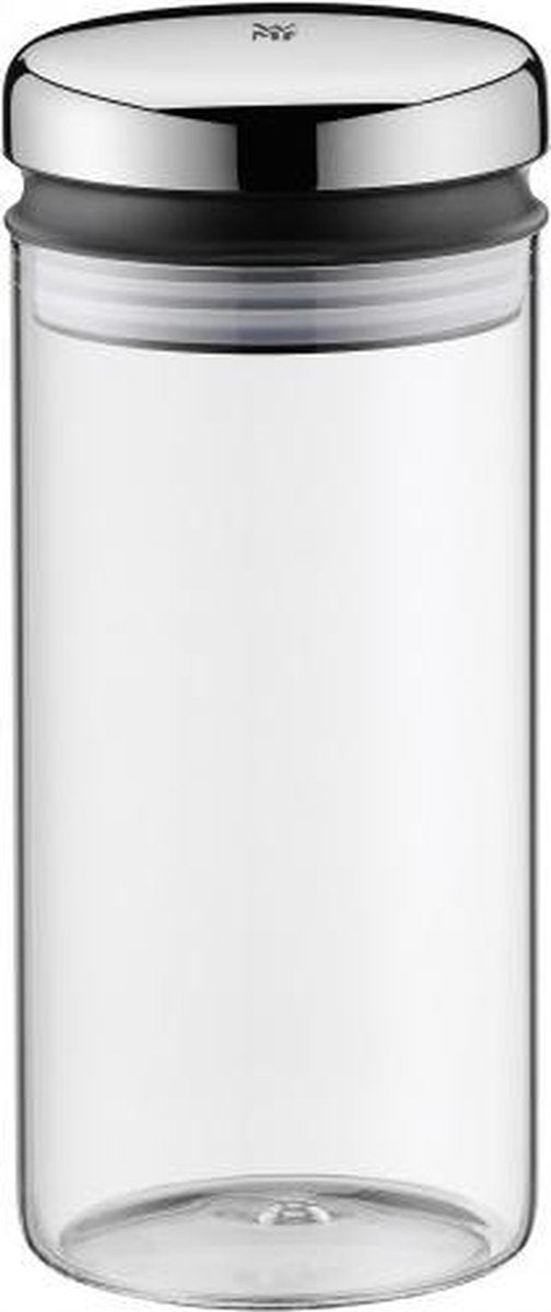 Wmf depot - tarro de almacenamiento - 1l - acero inoxidable - hermético - apilable