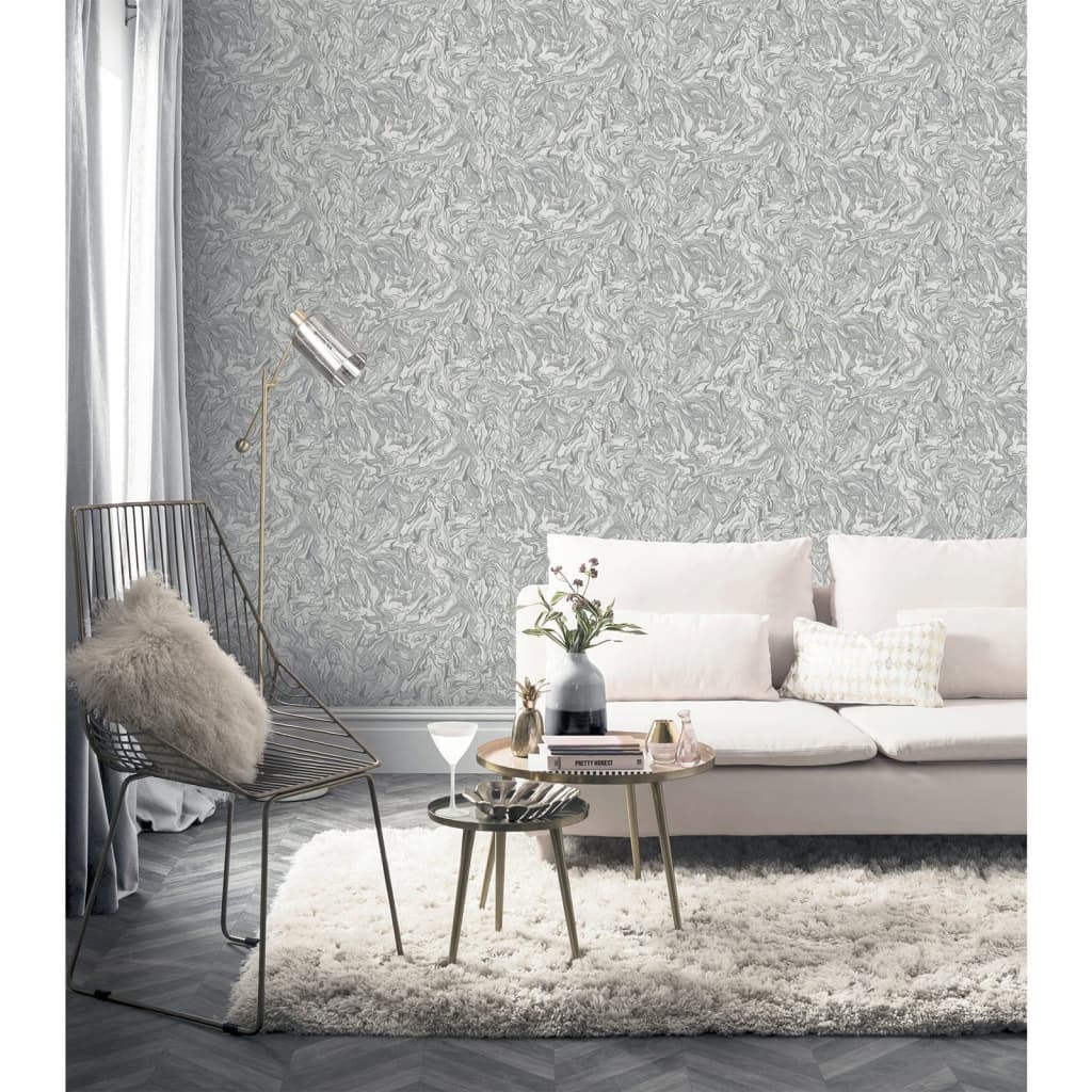 Rivestimenti murali olandesi da parati olandese wallpaper liquido marmo grigio