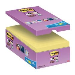 Self-adhesive notes post-it 16 x 90 sheets 76 x 127 mm blank canary yellow