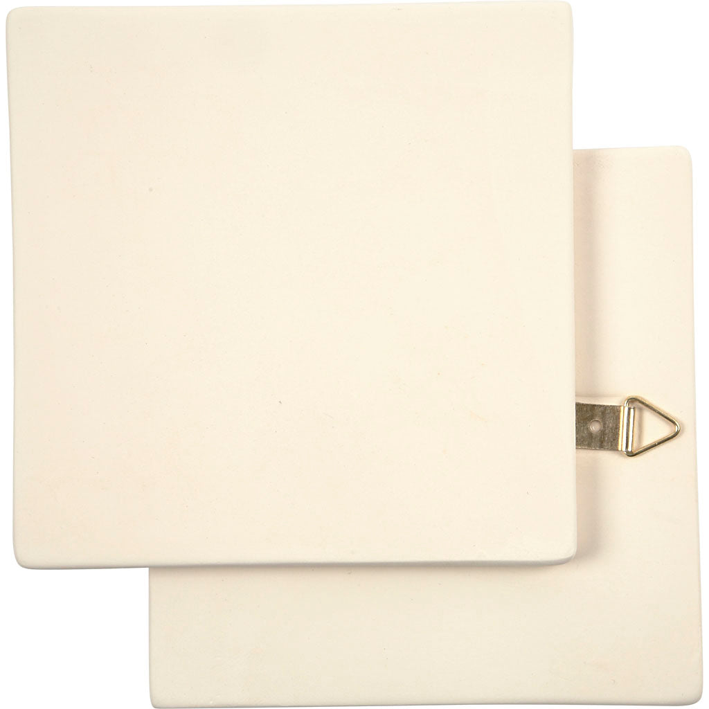 Piastrella artistica Creative Company, misura 13x13 cm, spessore 7 mm, bianca, 1 pezzo