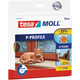 Tesa 1076419 - moll p-profile l 10m nastro sigillante marrone 9x5,5mm | 2 pezzi